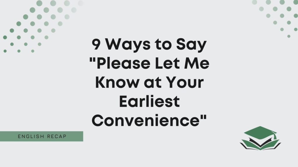 please give me a call at your convenience'' to discuss